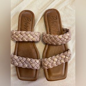Blowfish sandals size 9 rose gold
